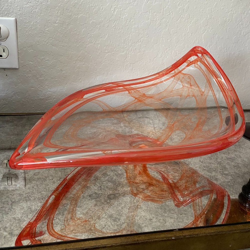 Blush Orange, Vintage Decor Piece